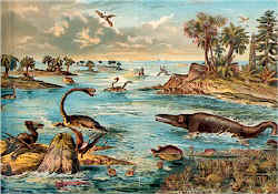 Un paysage typique du jurassique.